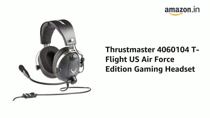 Cuffie Gaming Thrustmaster T.Flight U.S. Air Force Edition - Multipiattaforma Con Microfono Rimovibile - Foto 6