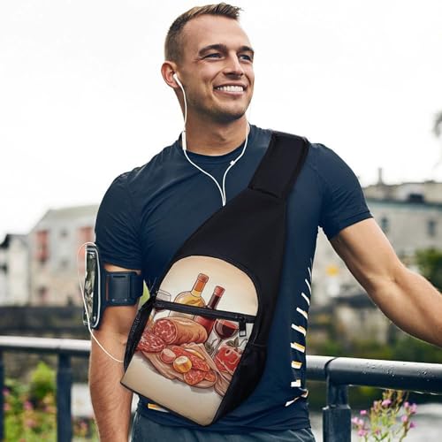 Bolso bandolera cruzado para viaje y senderismo miniatura 3