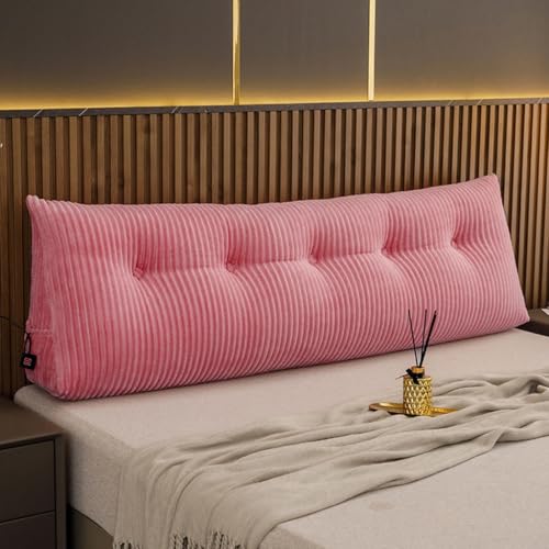 Almohada triangular de algodón 180cm ajustable rosa