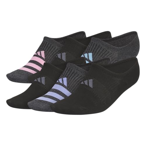 Image of adidas Superlite Super No Show Invisible Socks 6-Pairs Lightweight & Breathable