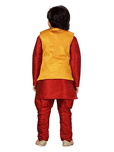 Image of Aarika Boy's Silk Regular Tunic Shirt