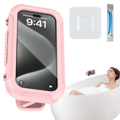 Support téléphone de douche étanche pour ne plus risquer de faire tomber votre smartphone