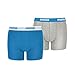 Produktbild PUMA Jungen Boys Basic Boxer 2P Boxershorts, Mehrfarbig (Blue/Grey 417), (Herstellergröße: 140) (2er Pack)