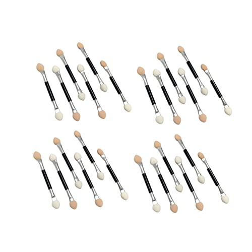 Didiseaon 30pcs Makeup Eyeshadow Brush Set Double-headed Smooth Surface Lightweight for Travel Ideal for Daily and Special Occasions