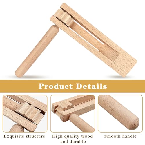 3 Stück Holzratsche Geräusche Maker, Krachmacher, Ratsche Holz, Fanartikel zum Anfeuern Geeignet für Sportwettkämpfe Musikaufführungen Familientreffen Feierlichkeiten Spieleversammlungen