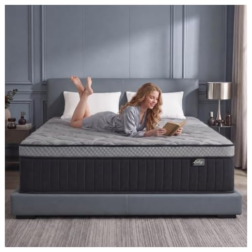 Lunrloy Full Size Mattress, 12 Inch Hybrid Full Mattresses in a Box with Pocket Spring, Pressure Relief, Motion Isolation and Comfort Foam, CertiPUR-US Certified, Medium Firm