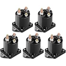 maXpeedingrods 36V Golf Cart Starter Solenoid for Club Car DS Golf Cart 1976-1998, OEM 8016 5PCS 4 Terminal Electric 36 Volt Solenoid Replacement