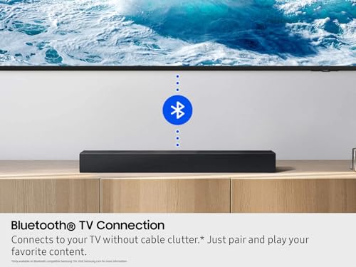 Image of Samsung B-Series Soundbar HW B400F 2.0 ch Soundbar with Built in Subwoofer (2025 Model) One Remote Control, Surround Sound Expansion, Voice Enhance Mode