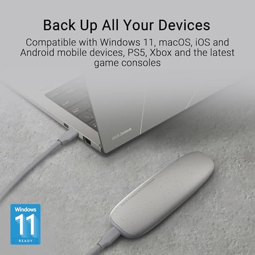 Caja externa ASUS Cobble USB-C 3.2 Gen 2x1 SSD gris miniatura 6
