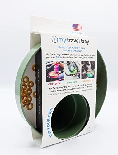 My Travel Tray Usa Moss Green - A Cup Holder Travel Tray For Car Seats, Enjoyed By Toddlers, Kids And Adults! #TOP6