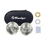 Tianigo Baoding Balls 1.57" inch Chinese Healthy Massage Balls for Hands Therapy Stress Relief Hand Exercise Crystal Balls Dragon and Phoenix