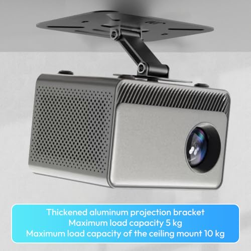 VOHESEA Projektor Desktop Halterung, 3 in 1 Beamer Ständer, Beamer Halterung mit 1/4 Zoll Schraubschnittstelle, Projektor Ständer Drehbar nach oben und unten, Geeignet Für Die Meisten Projektoren