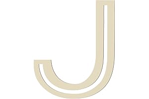 Unleash Creative Flair with 8-inch Cutout Wooden Letters