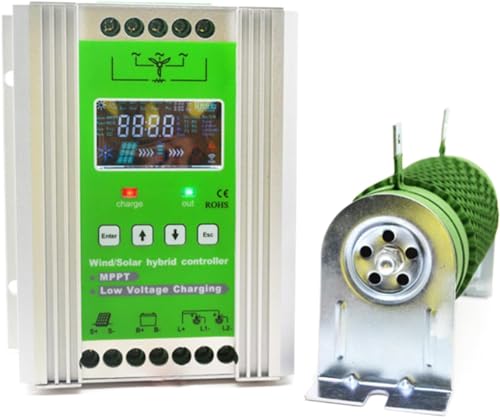 Éolienne et panneau solaire 3000W avec système de charge hybride contre les pannes
