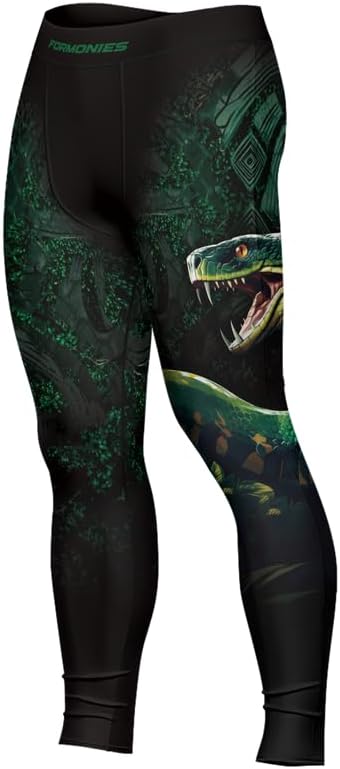 Predators Jiu Jitsu Compression Spats Men's Legging for Sports MMA BJJ Workout Wrestling