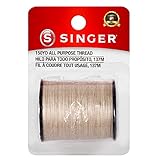 SINGER 60309 All Purpose Polyester Thread, 150-Yard, Camel