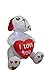 4 Foot Inflatable Puppy Dog, Great for Anniversary, Wedding and Valentine's Day Party Decoration