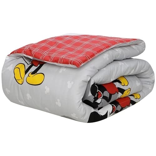 Edredom Dupla Face Solteiro Mickey 2 Peças - Casa e Conforto * Disney