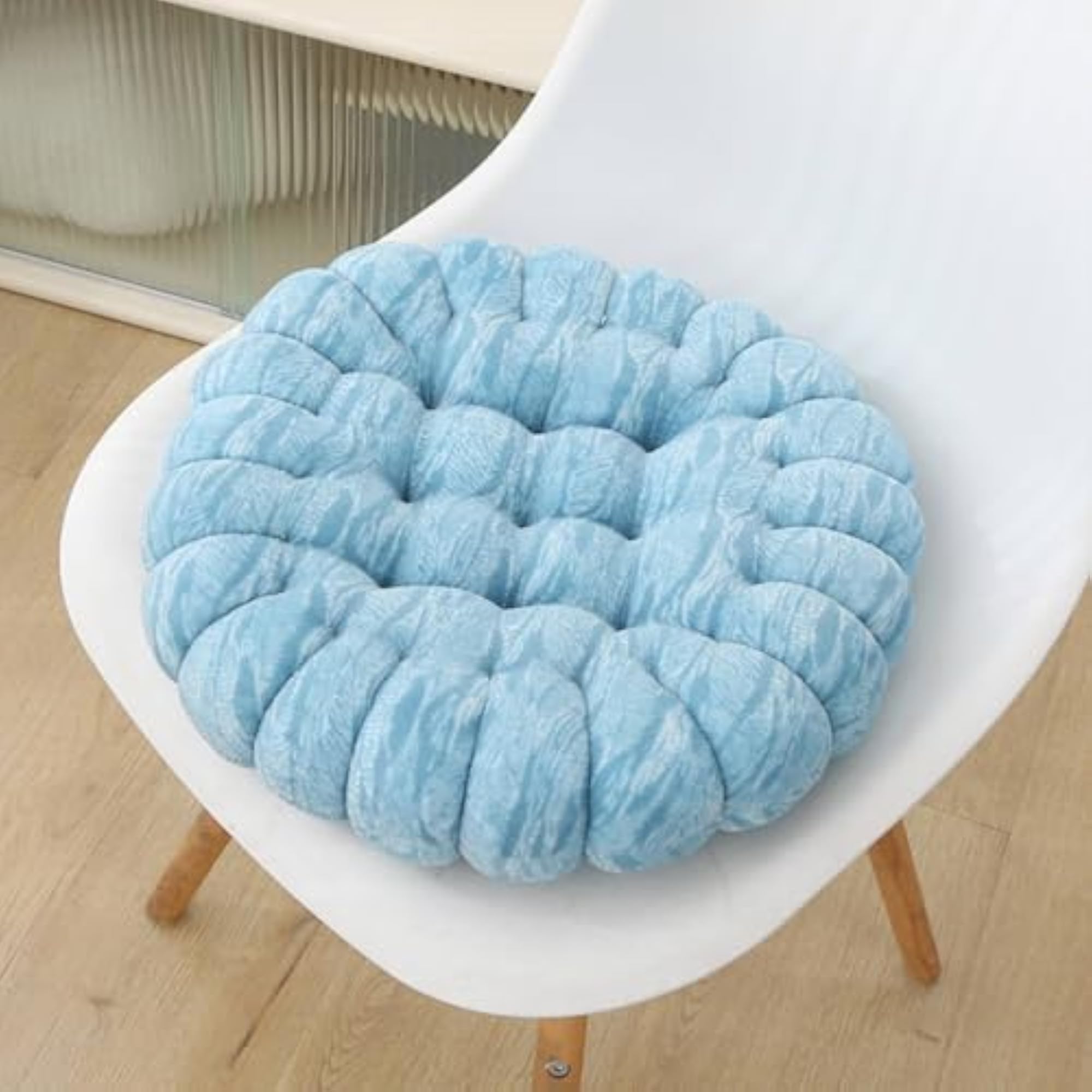 Thick Velvety Chair Cushion for Office & Study, Green