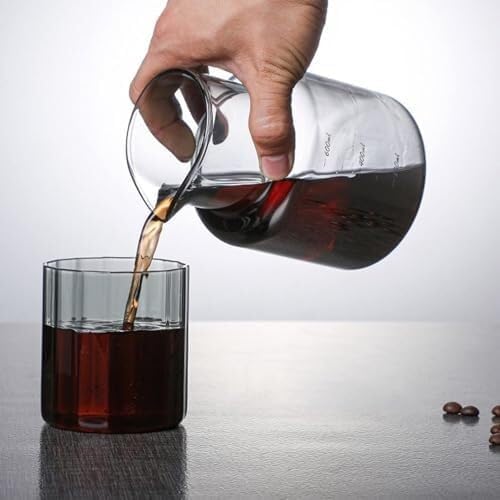 Cold Brew Drip Tower Coffee Maker with Adjustable Water Flow, Glass Pot for Smooth Cold Extraction, Ideal for Home Cafes