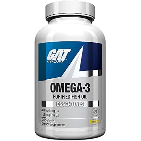 GAT Sport Essentials Omega-3 Purified Fish Oil, 90 Softgels Cover