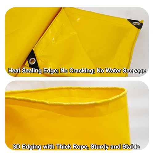 Bâche imperméable en PVC résistante pour bâche de remorque bâche de jardin avec œillets