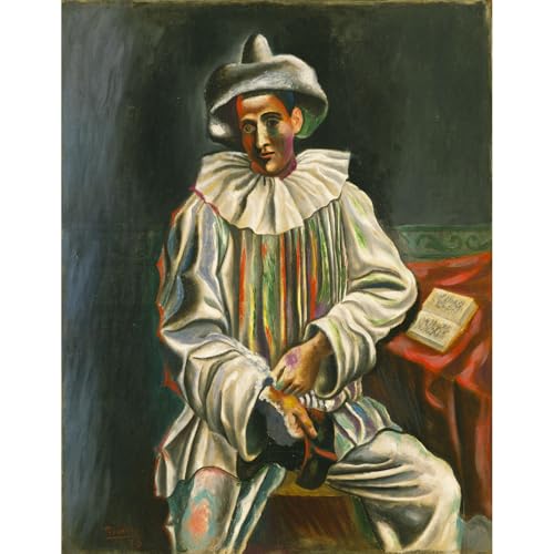 Poster Pablo Picasso Copie Pierrot grande affiche murale salon chambre 76x101