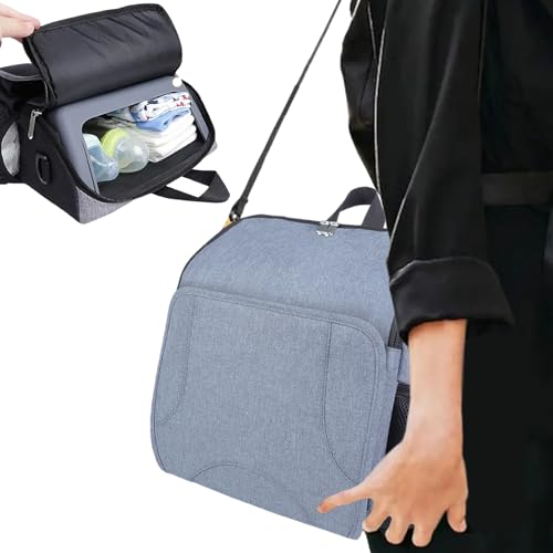 Cadeira para saco de fraldas | Assento de bebê portátil 2 e 1 e bolsa de fraldas | Bolsa organizador