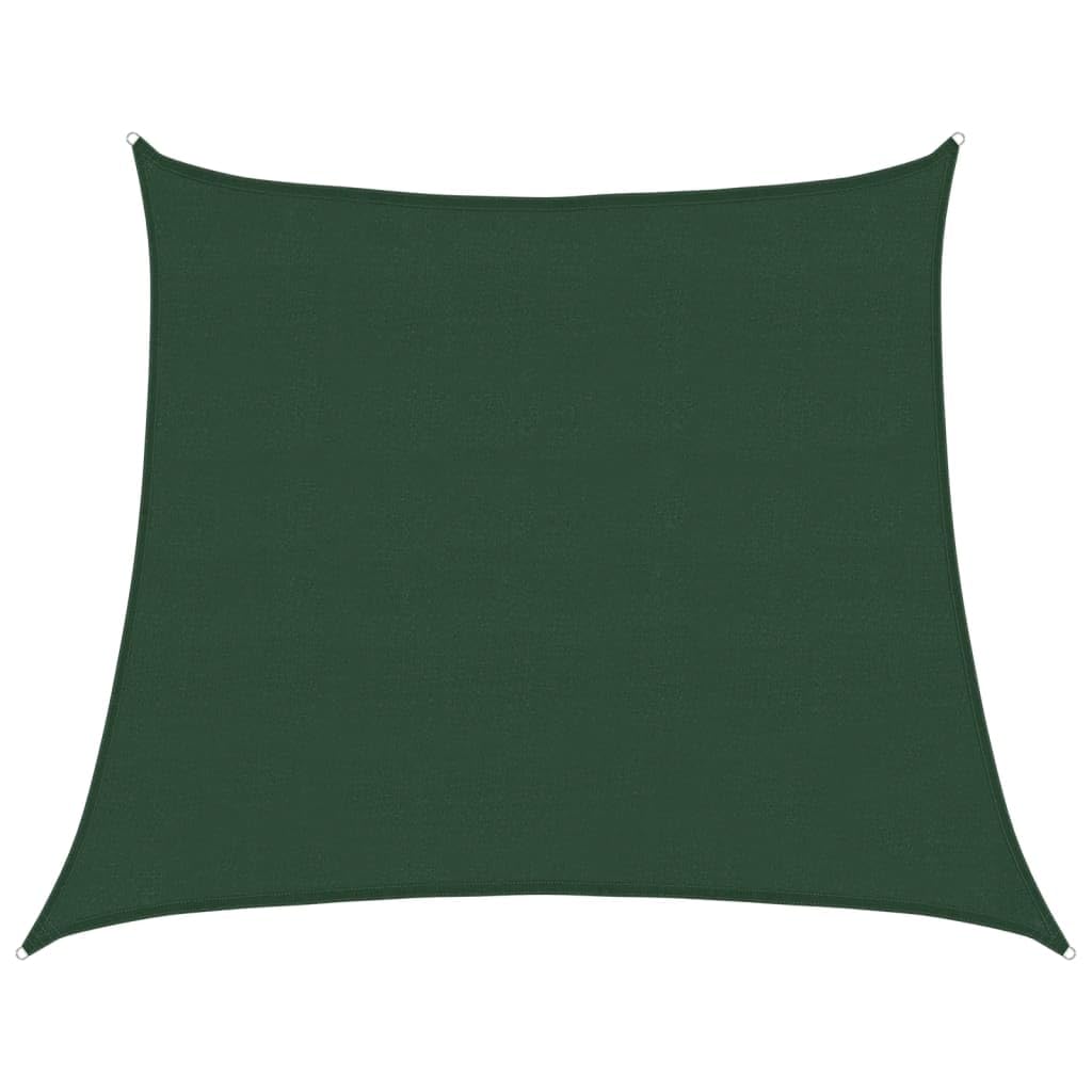 Tenda da sole trapezoidale, 4/5 x 4 m, HDPE, protezione UV, colore | Ombreggiatura traspirante per giardino, terrazza e balcone. Protezione solare resistente con 90% di protezione UV e acciaio