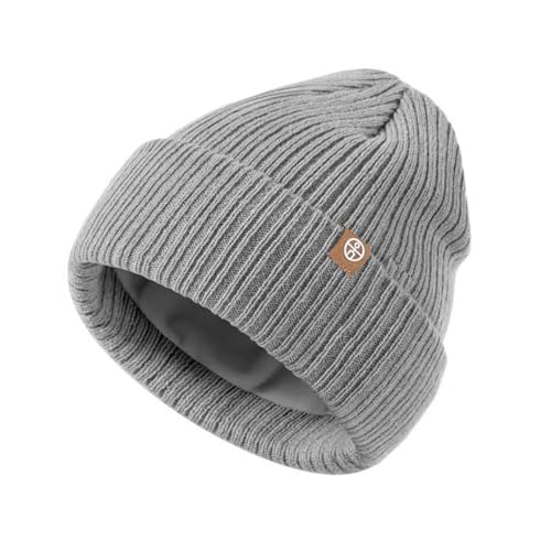 Gorro De Punto Invierno, Gorro Invierno Niño Niña Lana, Adecuado Para Niños De 3 a 8 Años De Edad, Suave y Cómodo, a Prueba De Viento y Frío, Mantenga a Los Niños Calientes a -10℃~17℃, Blanquecino