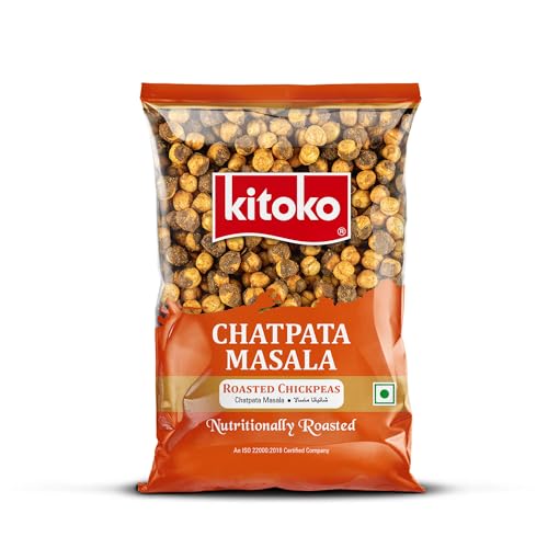 Image of Kitoko Chatpata Masala Chana 200gm Pack of 1, Bhuna Chana Whole with Skin