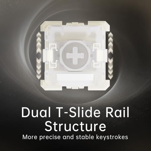 Image of OOCTPK Chilkey WS Flux HE Hall Effect Switches: Linear Factory Pre-Lubed Magnetic Keyboard Switches, Freely Setting Pre-Travel Key Switch for Rapid Trigger HE Gaming Keyboard (35 Pcs)