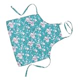 Design à la mode : ajoute une touche de style à votre cuisine avec son aspect chic et élégant, rendant plus agréable, tablier de taille, tablier à fleurs