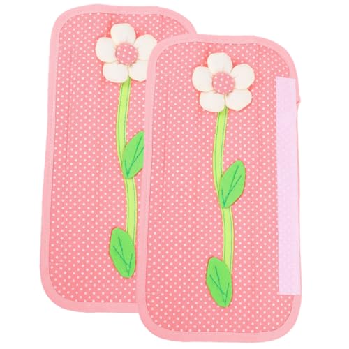 Kisangel 2 piezas Fundas para Tiradores de Puerta de Frigorífico Protectores Decorativos Anti-huellas y Anti-manchas para Electrodomésticos Compatibles con Frigoríficos y Congeladores