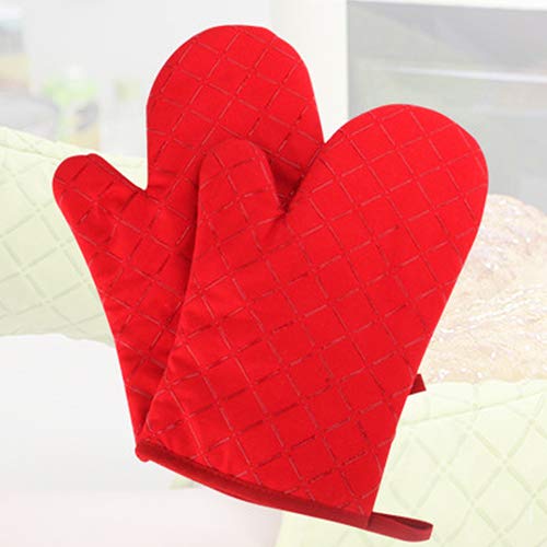 Fridg Silicone Potholder Glove Kitchen Heat Insulation Non-Slip Anti-Scalding Oven Mitt Grass Green #TOP3