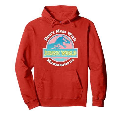 Pull Jurassic World Mamasaurus sweat capuche coton confortable vêtement cinéma original