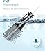 Onlyone Water Dental Flosser, 300ML Portable Oral Irrigator for Teeth, 4 Modes and 5 Jet Tips,Rechargeable Irrigation Cleaner,Electric Flossing Machine Power Flossers & Irrigator Accessories Black