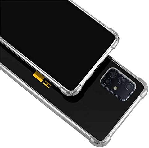 Skinit Clear Phone Case Compatible with Galaxy A71 5G - Officially Licensed NFL Pittsburgh Steelers Black Performance Series Design