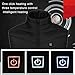 VOGFFR Heated Vest,Heated Vest Women Men Rechargeable Warm Vests Multiple Heating Zones Coat Plus Size Puffer Winter Coats 2025