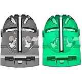 Clkin 2 Pack Golf Ball Marker Line Liner Drawing Marking Alignment Putting Tool - Green and Black