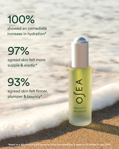 Osea Hyaluronic Acid Sea Serum (1 Oz) | Anti-Aging Face Moisturizer | Non-Toxic Seaweed Skincare | Clean, Vegan & Cruelty-Free #TOP5