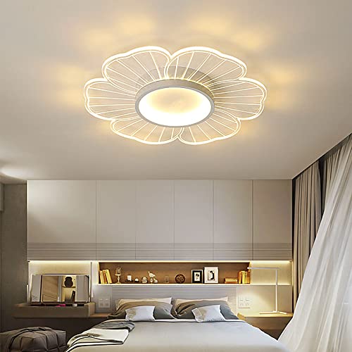 Plafonnier LED de la chambre principale design mince fleur - 4