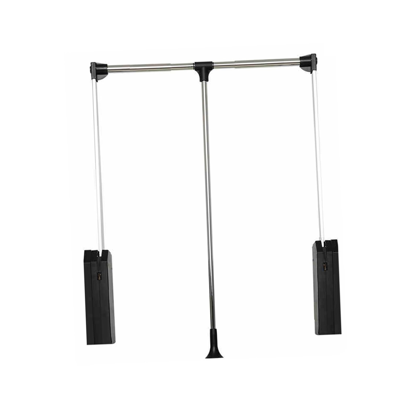 Asta Appendiabiti Estraibile, Asta Appendiabiti Sollevabile, Portaoggetti In Acciaio For Riporre I Vestiti, Portata 40 Kg, For Guardaroba Da Camera Da Letto(66-89cm)