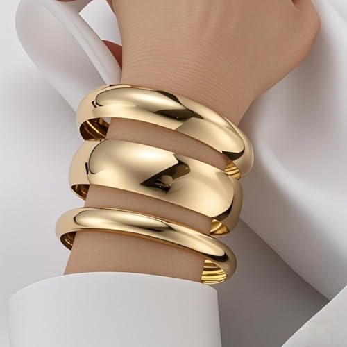 Image of Shining Diva Fashion Gold Plated Stylish Kada Bangle Cuff Bracelet for Women & Girls