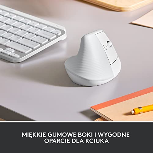 Souris Ergonomique Logitech Lift soulage la douleur de poignet sur Windows et Mac