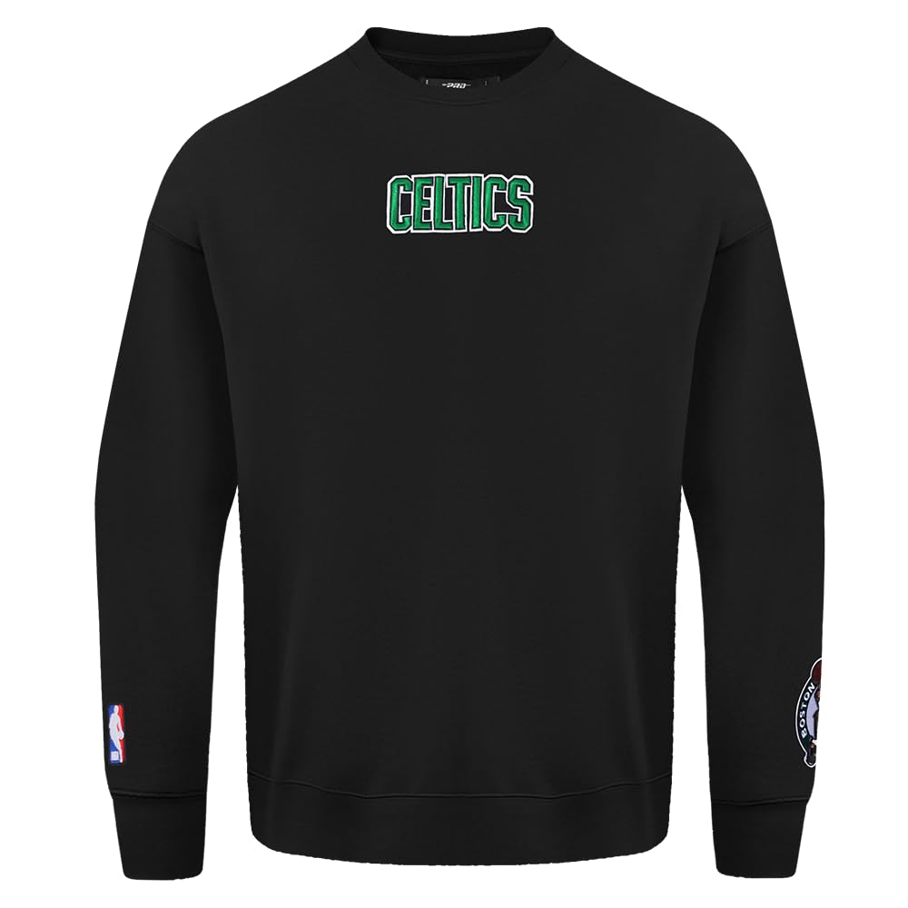 Pro Standard Mens NBA Boston Celtics Wingspan Sweatshirt Black XL