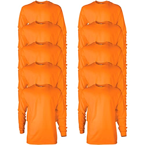 Image of Gildan Adult Ultra Cotton Long Sleeve T-Shirt, Style G2400, Multipack