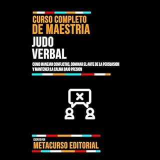 Curso Completo De Maestria Judo Verbal Audiolibro Por Metacurso Editorial arte de portada