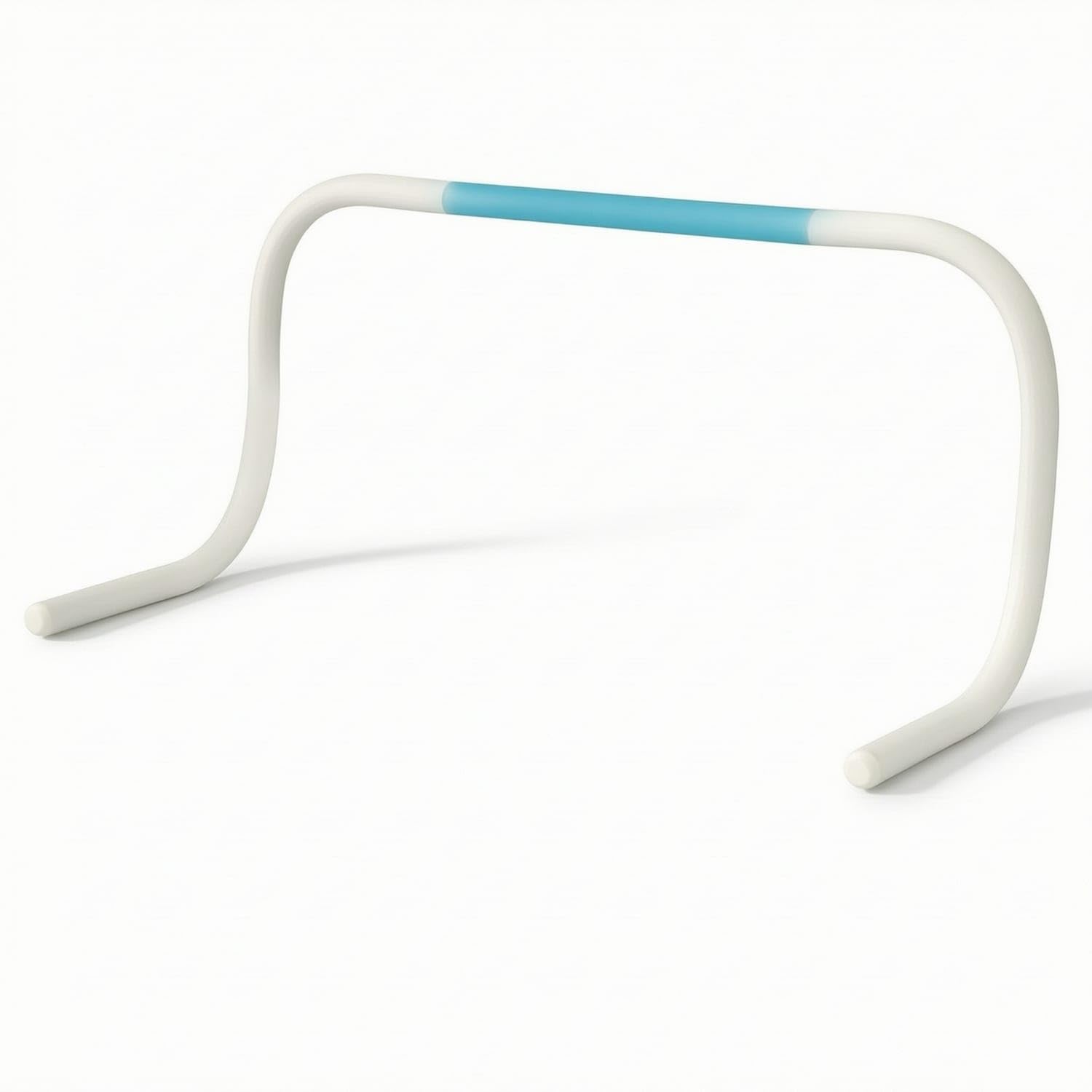 Slim-Line Sports Training Hurdle Lightweight Speed Hurdle Portable Agility Hurdles Cylindrical for Coaches, Athletes, Schools, White-Blue 30CM-image-31