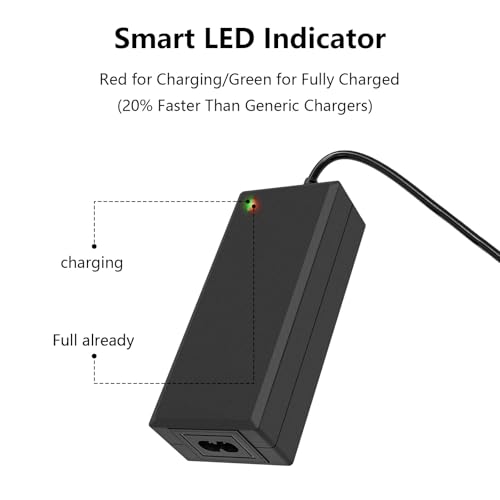 24V 2A 3-Pin XLR Connector Charger Substitute for 25.2V 29.4V Vacuum Cleaner Model E-4.0 4.5 E-4.5, 400 E-400 450 650 500 E500 750 E7504